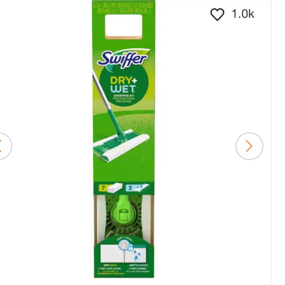 Swiffer Dry + Wet Sweeping Kit New - Picture 1 of 7